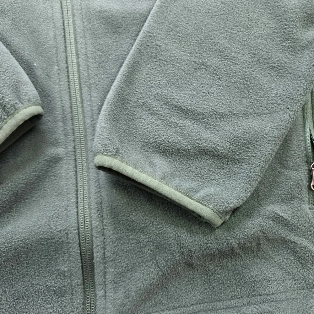 Columbia Fleece Full Zip Jacket Mens L Spruce Green NEW